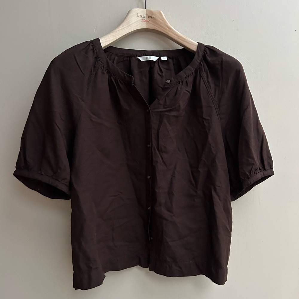 Uniqlo Hemstitch Blouse, size L